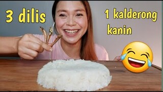 MUKBANG/ 1KALDERONG KANIN AT 3 DILIS