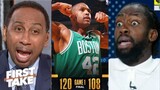 FIRST TAKE "Al Horford has F*king Clutch DNA" Stephen A & Pat Bev on Celtics historic win Warriors