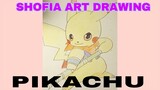 menggambar pikachu