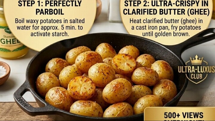 The Bistro Potato Secret: How High-End Bistros Make Crispy Potatoes! 🥔✨ | Ultra Luxus Club