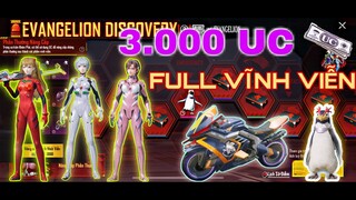 [ PUBG MOBILE ] - 3000 UC ĐÃ CÓ FULL VĨNH VIỄN ĐỒ EVANGELION DISCOVERY 🔥🔥