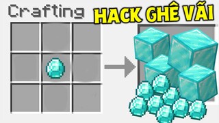 THỬ THÁCH SINH TỒN VÀ HACK KIM CƯƠNG CỰC KINH KHỦNG TRONG MINECRAFT !! *1 VIÊN = 1 TỶ VIÊN*