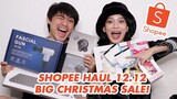 12.12 SHOPEE HAUL (WIN PHP5000) | WE DUET VLOGMAS DAY 11