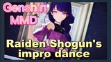 Raiden Shogun's impro dance [Genshin MMD]