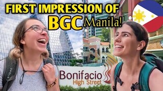 HUNGARIANS FIRST IMPRESSION OF BGC, MANILA! Never Seen a Place like THIS! & She Met a Handsome Boy?