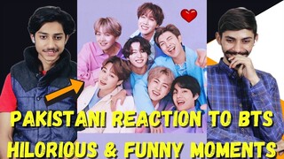 Pakistani Reaction to bts hilarious and funny moments  | bts clumsy moments 2021