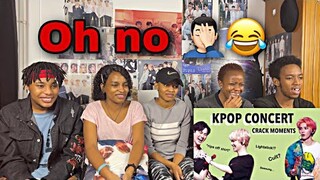 KPOP IDOLS ON CRACK AT THEIR OWN CONCERT - MOMENTS I THINK ABOUT ALOT (reaction)