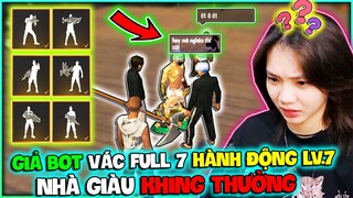 Giả BOT Vác Full 7 Hành Động Lv.7 Vào Huấn Luyện Bị NGƯỜI GIÀU KHINH THƯỜNG ?