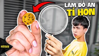 Thử Thách Làm Các Món Ăn Siêu Nhỏ Phải Soi Bằng Kính Lúp | HEAVY