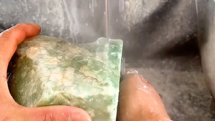 Why go to any lengths to save a bracelet that fell into the cement? #Artisan #Bracelet #JadeCharm