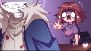 [Anime]Horror Sans and Frisk's daily life|<Undertale>