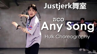 Zico中毒曲Any Song编舞！【Justjerk舞室】Hulk超欢乐的授课现场~