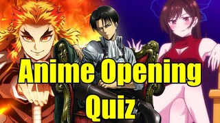 Anime Opening Quiz (but it's piano) [Anime Quiz]