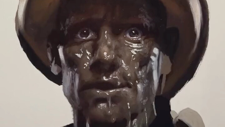 Đang vẽ cái quái gì vậy, sau đó thì thẳng thừng bỏ cuộc luôn.