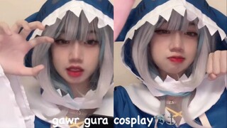 gawr gura cosplay!🦈✨