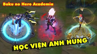 Fan Anime mừng hết lớn với 7 trang phục Học Viện Anh Hùng vừa ra mắt trong LMHT