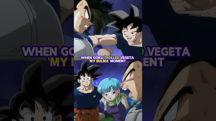 When Goku trolled Vegeta and Bulma?!