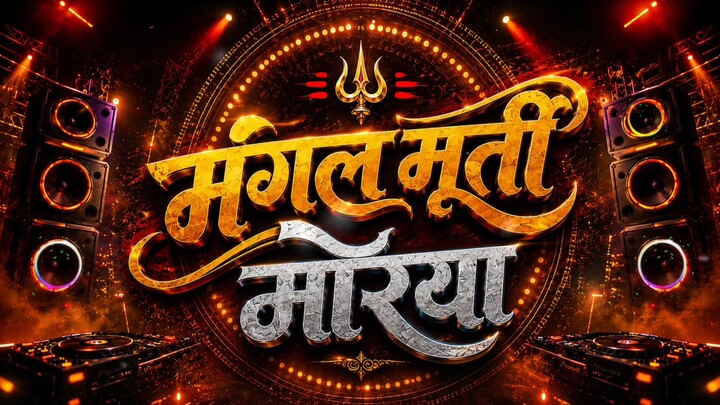 MANGALMURTI MORYA 🔥 | Ganpati Bappa Morya | DJ Remix 2026 🚩❤️