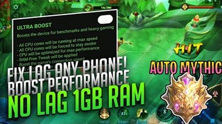 Game Booster 4X Pro | Mobile Legends Lag Fixer