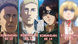 Kisah Komandan Survey Corps..!! Memiliki Visi Misi Yang Berbeda..!! [Komandan Ke-1 Hingga Ke-15]