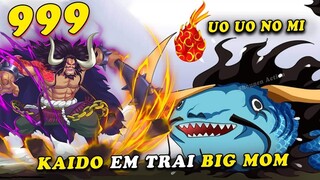 ( One Piece chap 999 ) - Big Mom tặng em trai Kaido trái ác quỷ thần thoại Uo Uo no Mi