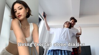 Living (sorta) Alone Diaries | Cringing at my Tik Tok moves, How I style my hair, Personality test
