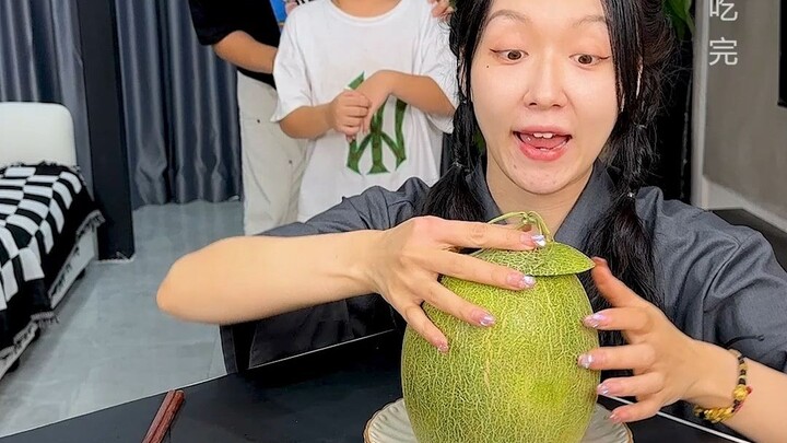 #Taro Paste and Flossy Pork Sandwich — When dining with Binbin, you’ve got to stay extra vigilant! #