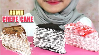 ASMR CREPE CAKE OREO TIRAMISU RED VELVET WITH HANDS | ULUL ASMR