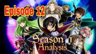 episode 12 Code Geass Tagalog Dub season 1