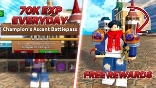 How To Farm Battlepass EXP FAST and Get Free REWARDS | King Legacy Update 4.6