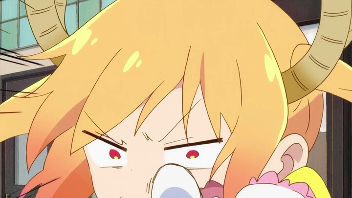 A suspicious dragon girl was found skipping work.