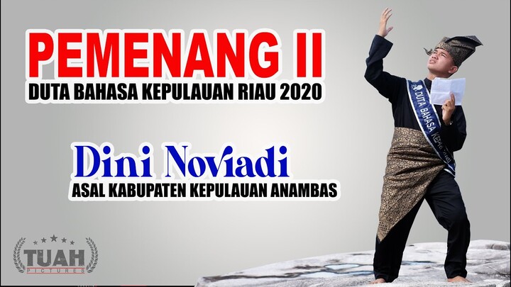 Pemenang II. Duta Bahasa Kepri - Dini Noviadi asal Anambas