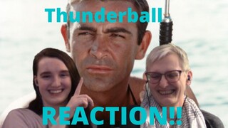 "Thunderball" REACTION!! Jet Packs, Sharks, and Atomic Bombs, Oh My!