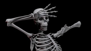 I pushed the bones