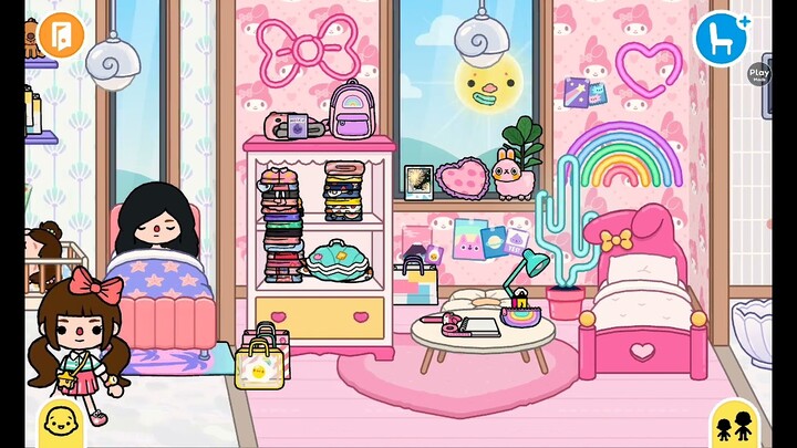 1  Day🎀❕กับครอบครัวของชาช่า! |Sakura game🏻🤍