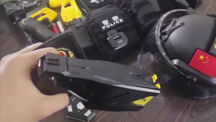 Police violent show of affection