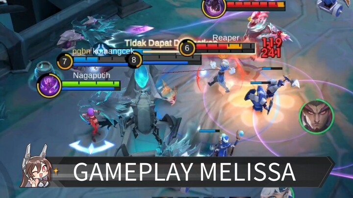 GAMEPLAY HERO MELISA MOBILE LEGEND BANG BANG