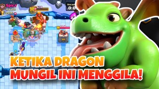 KETIKA DRAGON MUNGIL INI MENGGILA! - Clash Royale