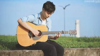 [Fingerstyle] Bluebird "Bluebird" Wu Wuhui cover-guitar fingerstyle demo-Dashu Music House