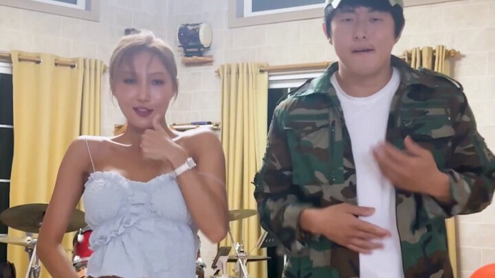 【Hwasa|Ahn Hye Jin】Mini 2 title song 'NA' challenge with Ki-an 84