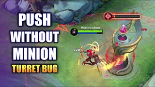 TURRET BUG MAKES IT EASY TO PUSH