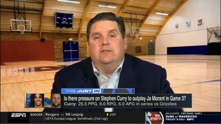 Brian Windhorst: "There is pressure on Stephen Curry to outplay Ja Morant in Game 3"