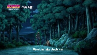 Boruto Episode 110 Sub Indo "Mirai dan Tatsumi pergi ke Pemandian air panas Kebangkitan" Trailer