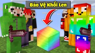 Minecraft, Đại Chiến Bảo Vệ Khối Len Với Chế Độ HACKER 1 HIT Troll Noob Team