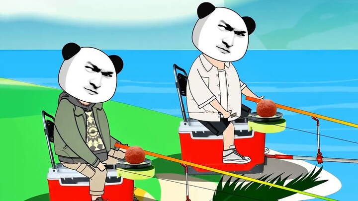 Fishing version of radio gymnastics, let's move together!!!