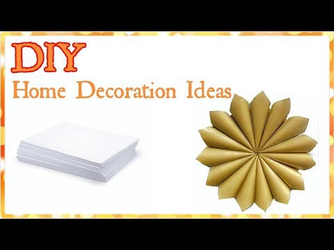Home Decoration Ideas from Paper //  DIY Easy Paper Decoration
