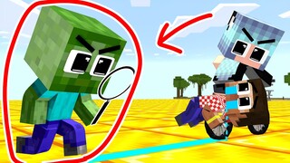 Monster School : Detective Baby Zombie Brave Unjustly Herobrine - Funny Story - Minecraft Animation