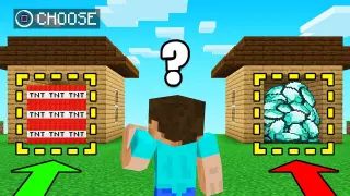 Choose The WRONG House, You DIE! (Minecraft)