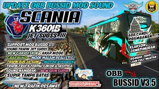 UPDATE OBB MOD SOUND SCANIA K360iB BUSSID V3.5 | ADA TRAFIK PESAWAT | BUS SIMULATOR INDONESIA