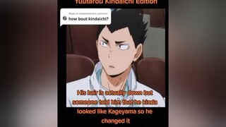 Reply to  here's kindaichi! hope you like it🥰 fyp fypシ anime haikyuu headcannons kindaichi kindaich